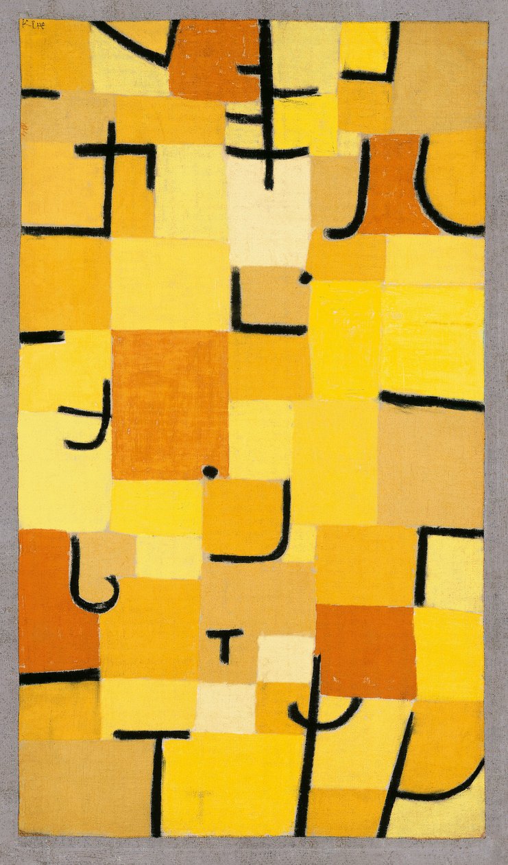 Signes en jaune, 1937 - Paul Klee