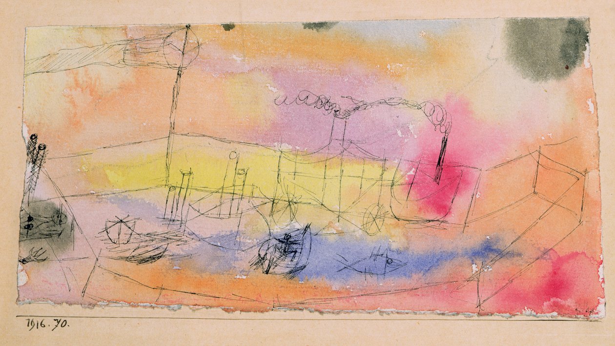 Le poisson dans le port - Paul Klee
