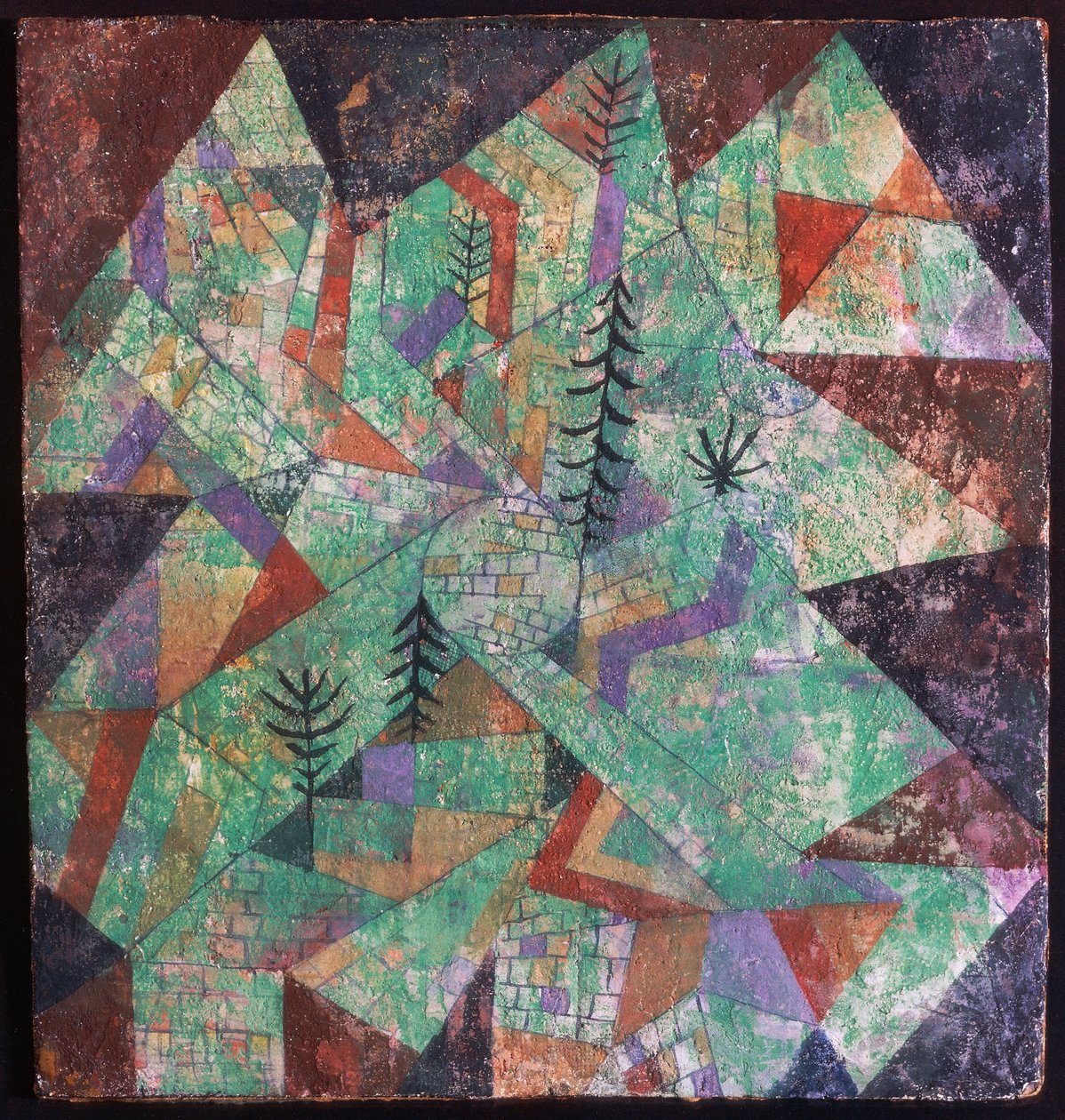 Wald Bau - Paul Klee