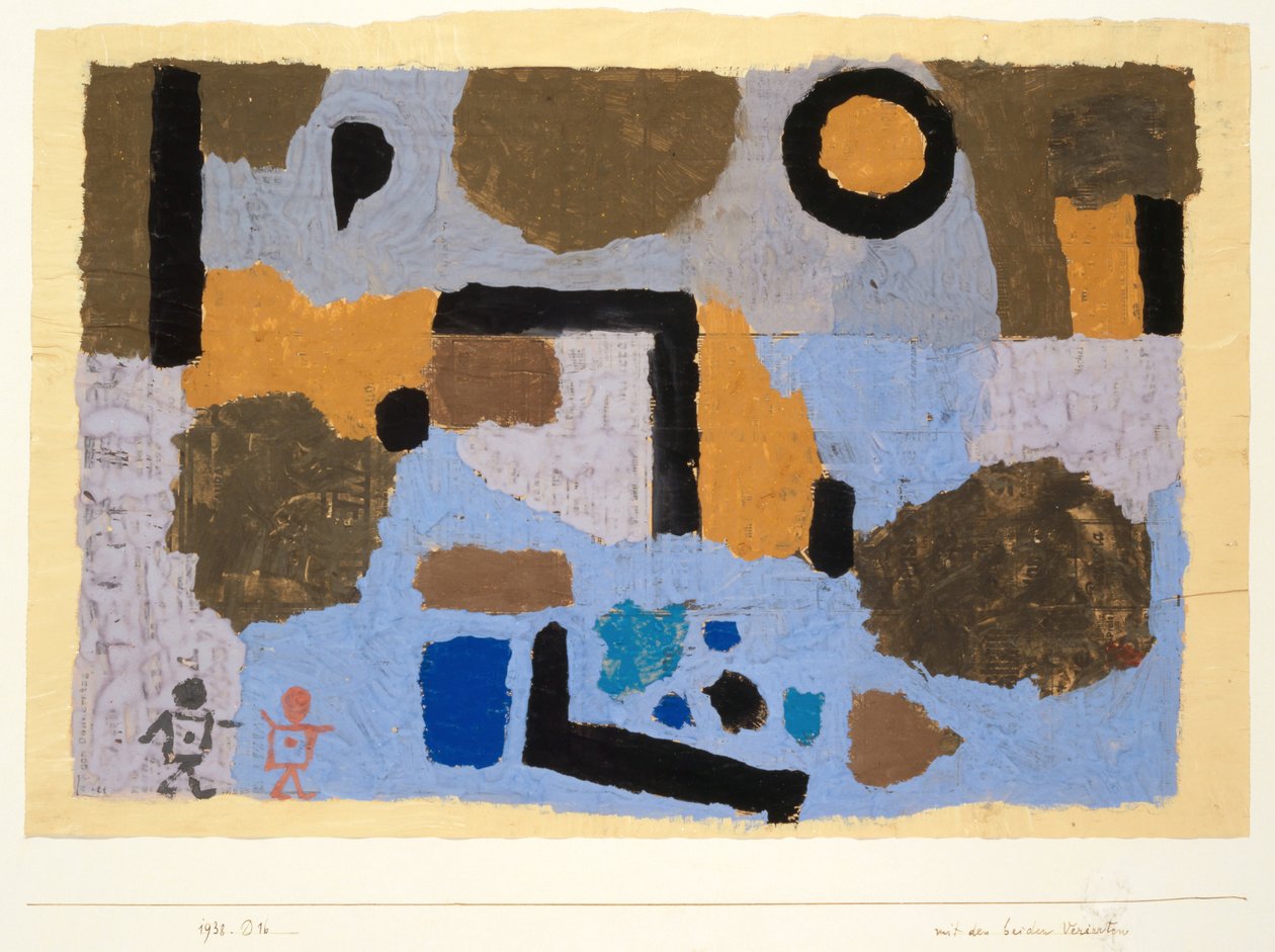 Avec les deux perdus, 1938 - Paul Klee