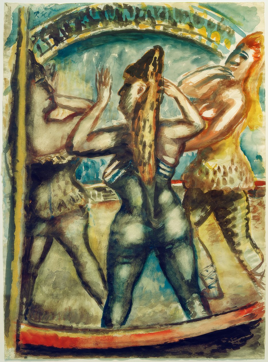 Trois femmes dans la ménagerie - Paul Kleinschmidt