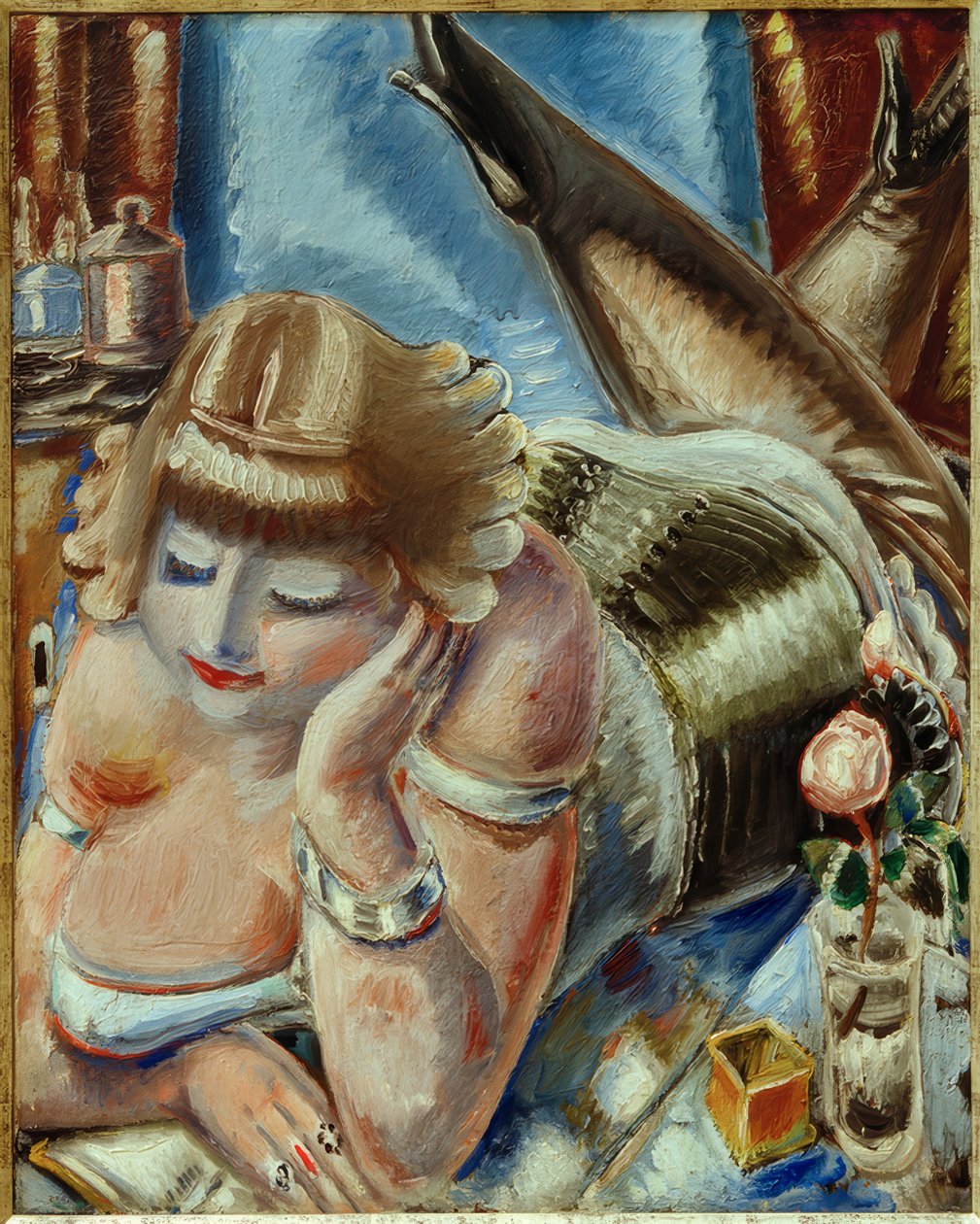 Femme lisant - Paul Kleinschmidt