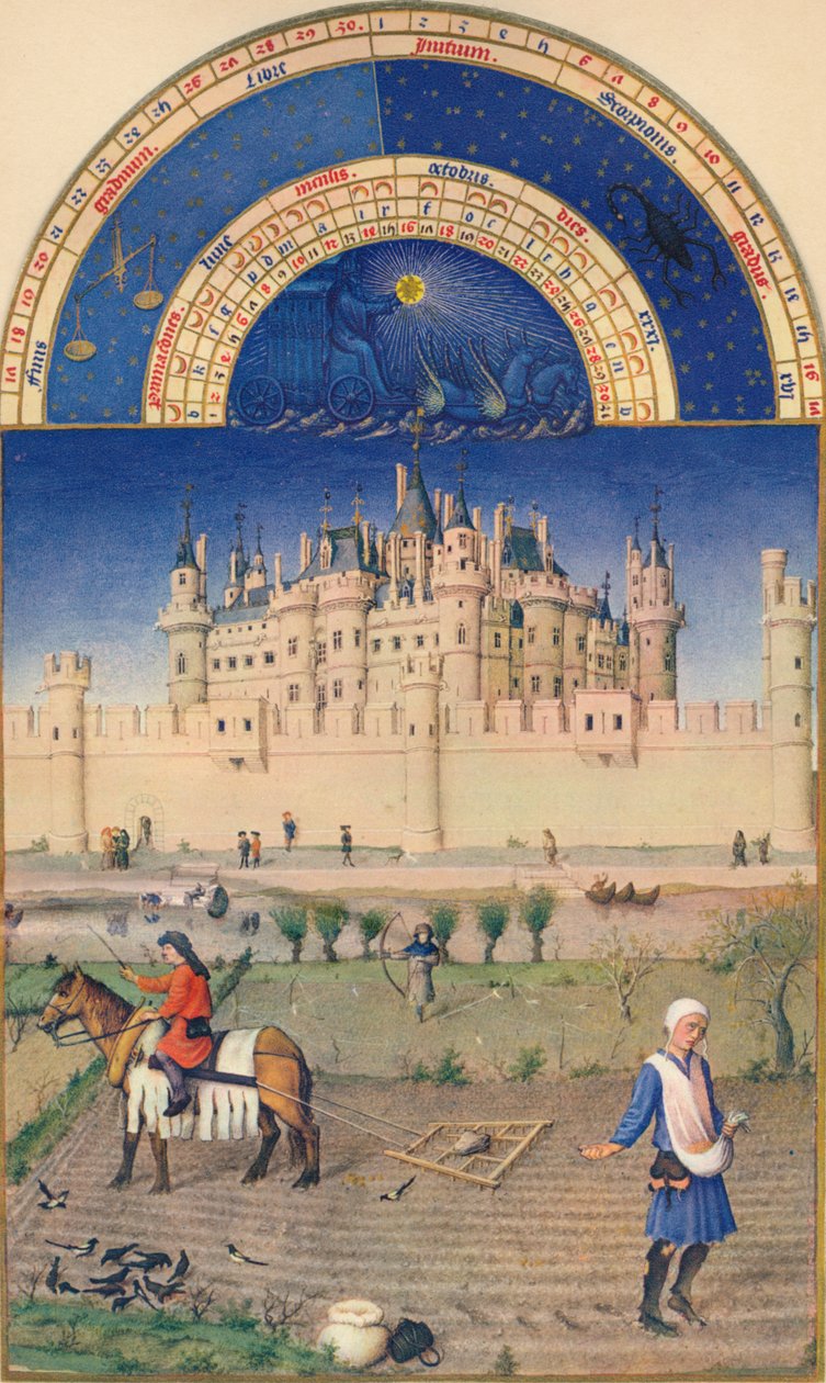 Octobre - le Louvre - Paul Limbourg