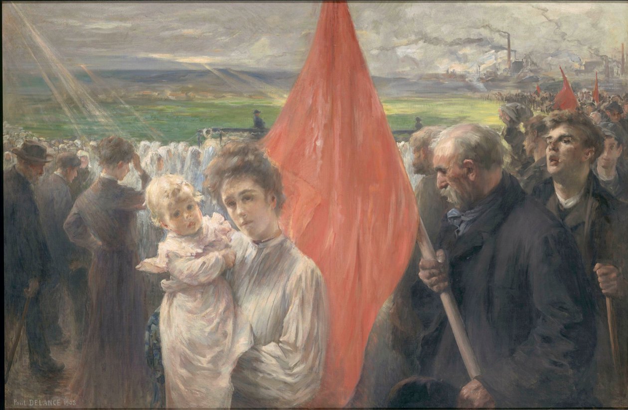 Une grève à Saint-Ouen - Paul Louis Delance