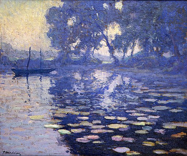 Aube sur une rivière - Paul Madeline
