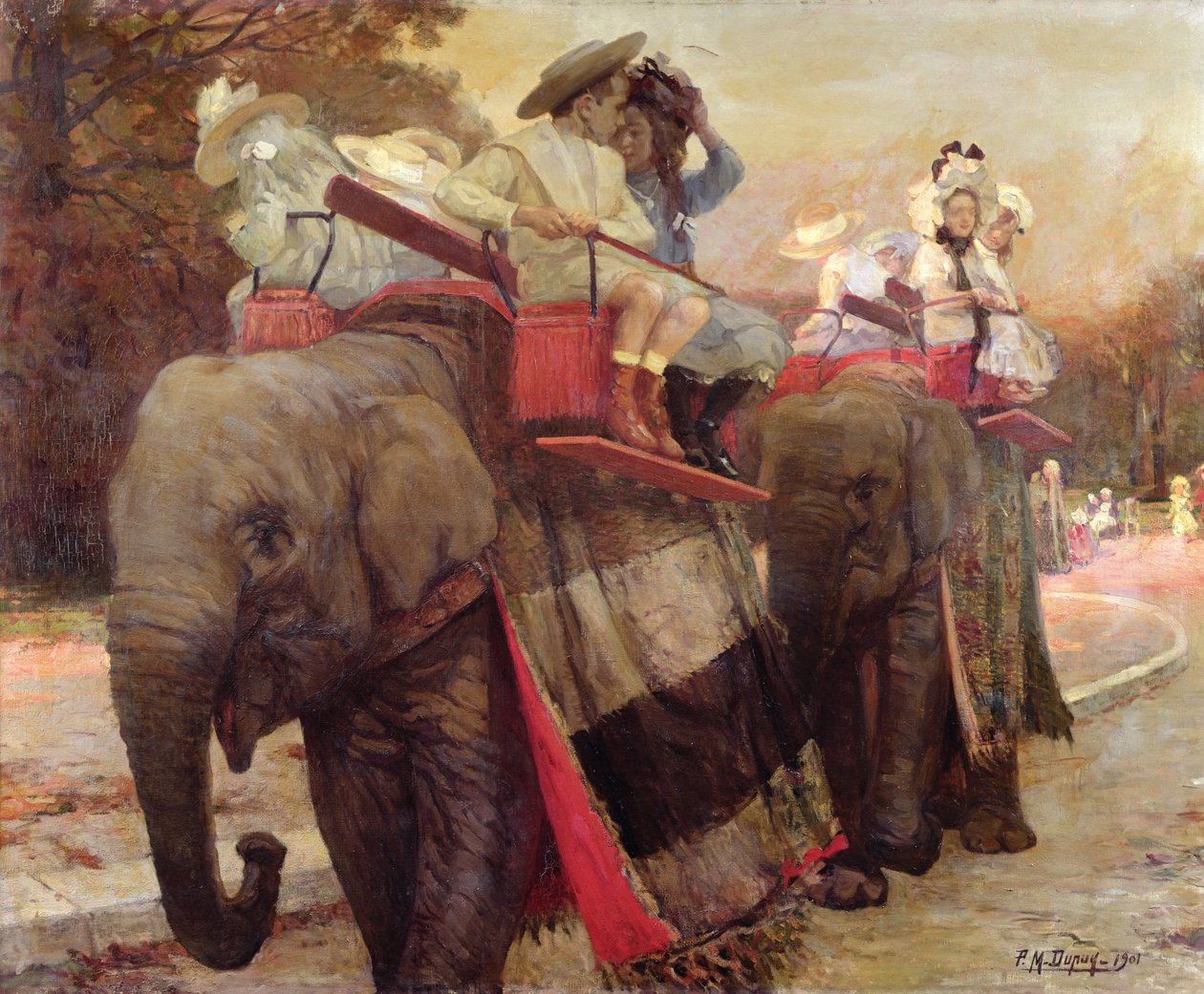 Les éléphants au Jardin d