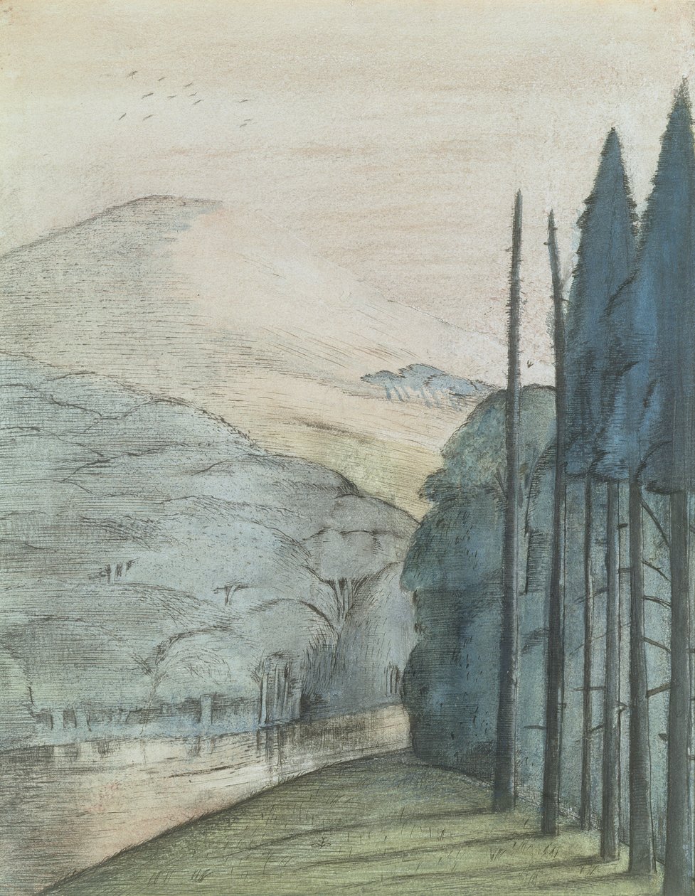 Une aube - Paul Nash