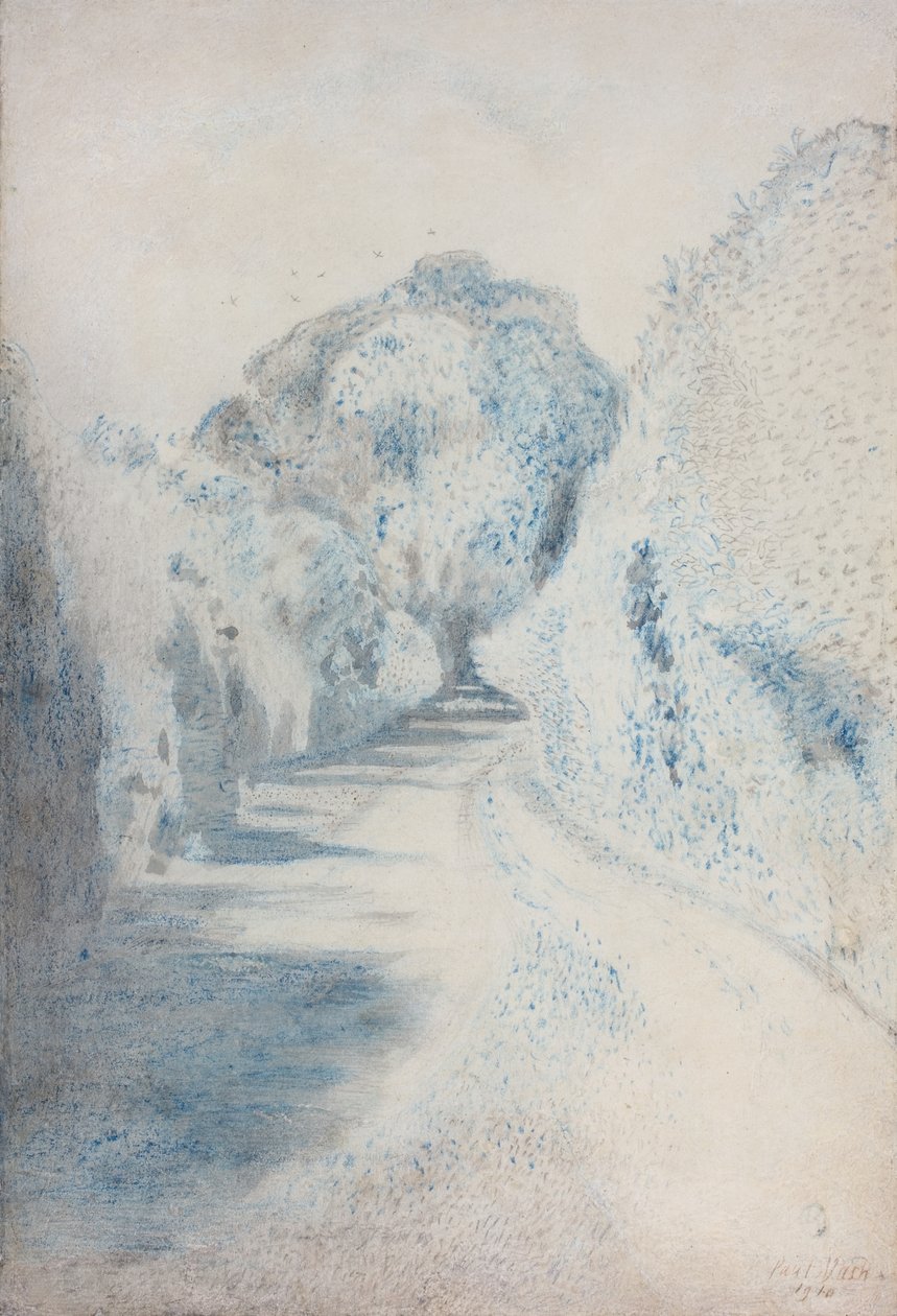 Une voie en bleu - Paul Nash