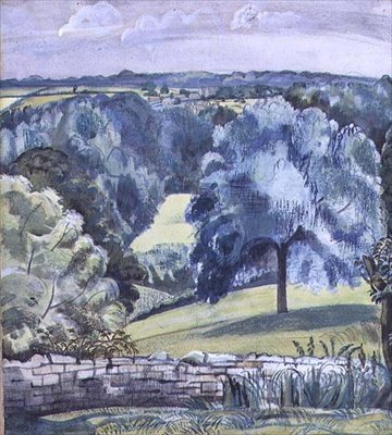 Paysage des Cotswolds - Paul Nash