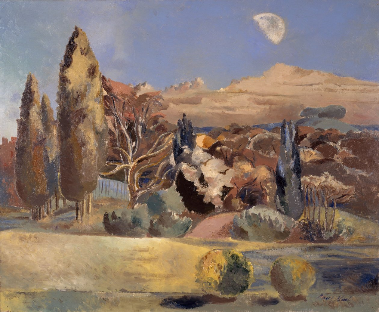 Paysage du premier quartier de la lune - Paul Nash