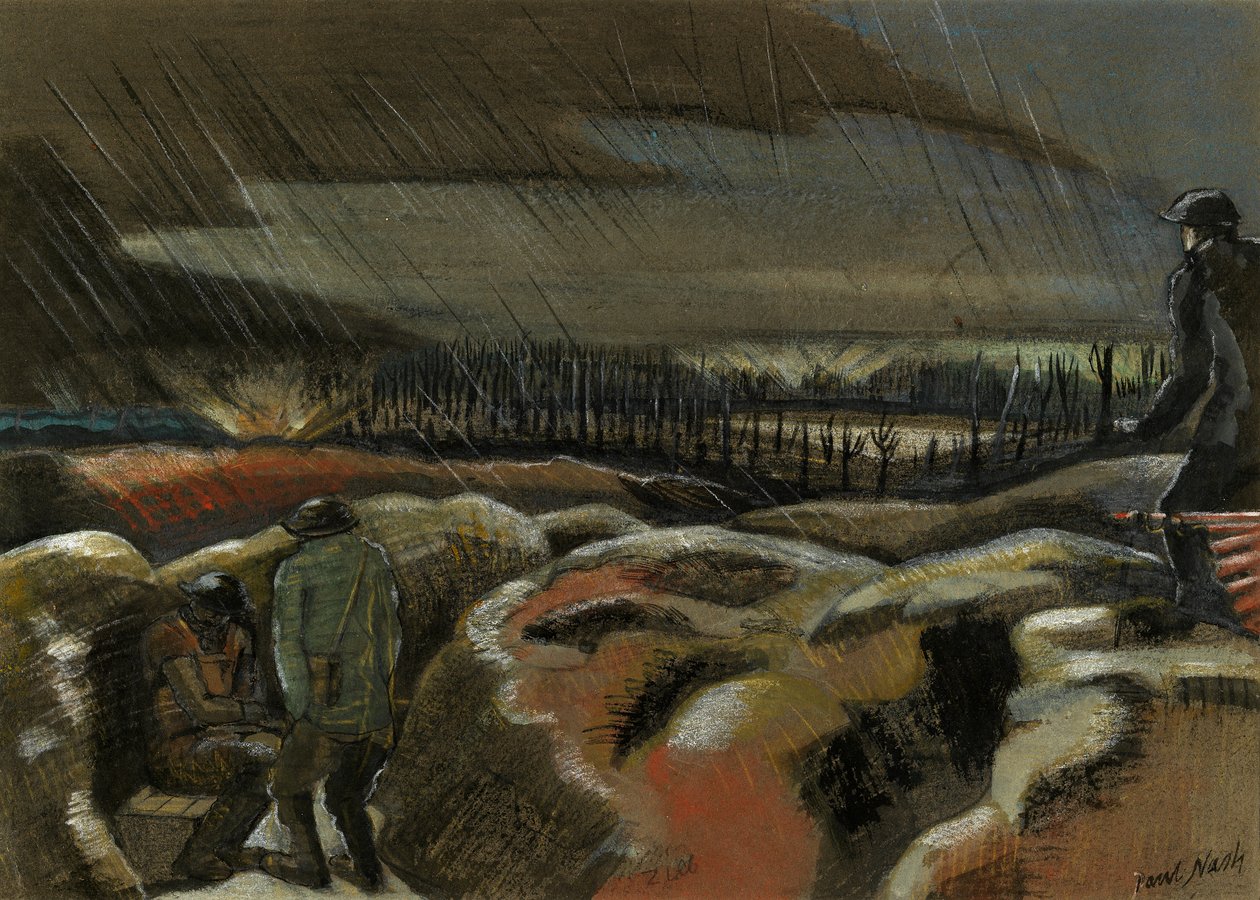 Shellburst, Zillebeke - Paul Nash