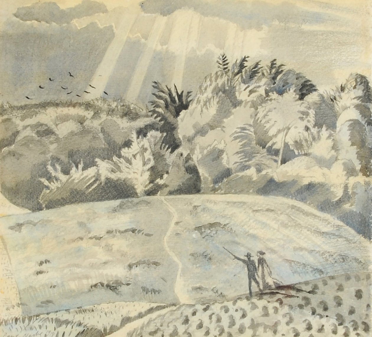 Le chemin du champ - Paul Nash