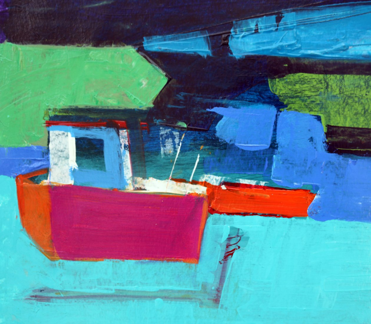 Bateau rouge - Paul Powis