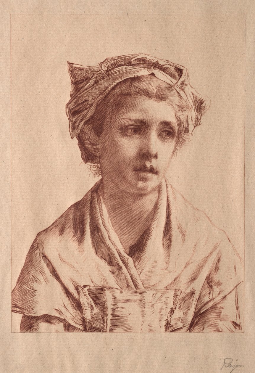 Jeune fille - Paul Rajon