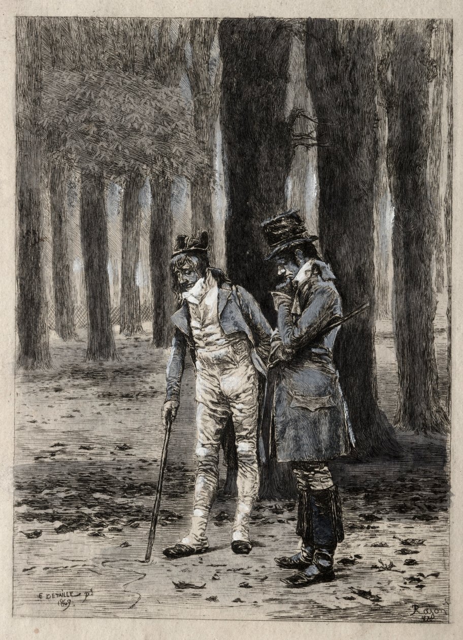 Étude de deux figures - Paul Rajon