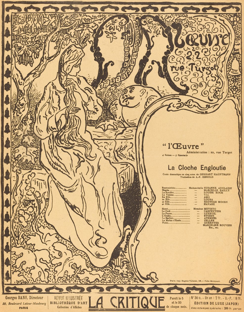 La Cloche engloutie - Paul Elie Ranson