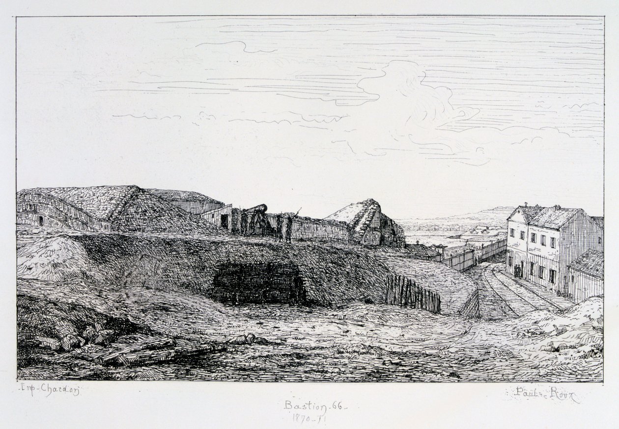 Bastion 66, siège de Paris, 1870-1871 - Paul Roux