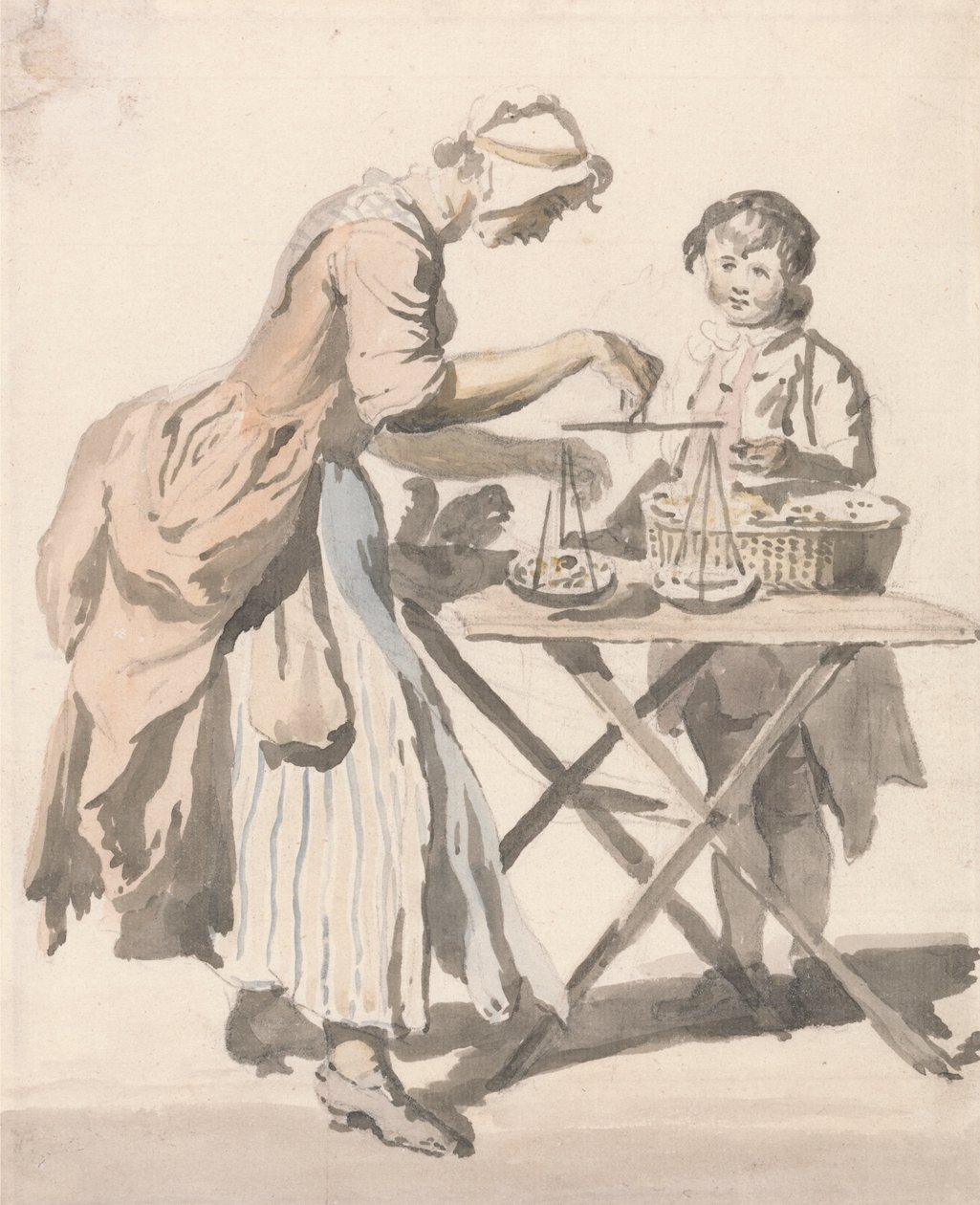 Les cris de Londres : "Cerises cœur noir..." - Paul Sandby
