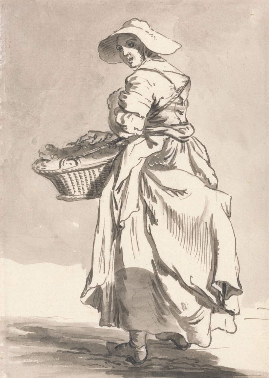 Les cris de Londres : Fleurs - Paul Sandby