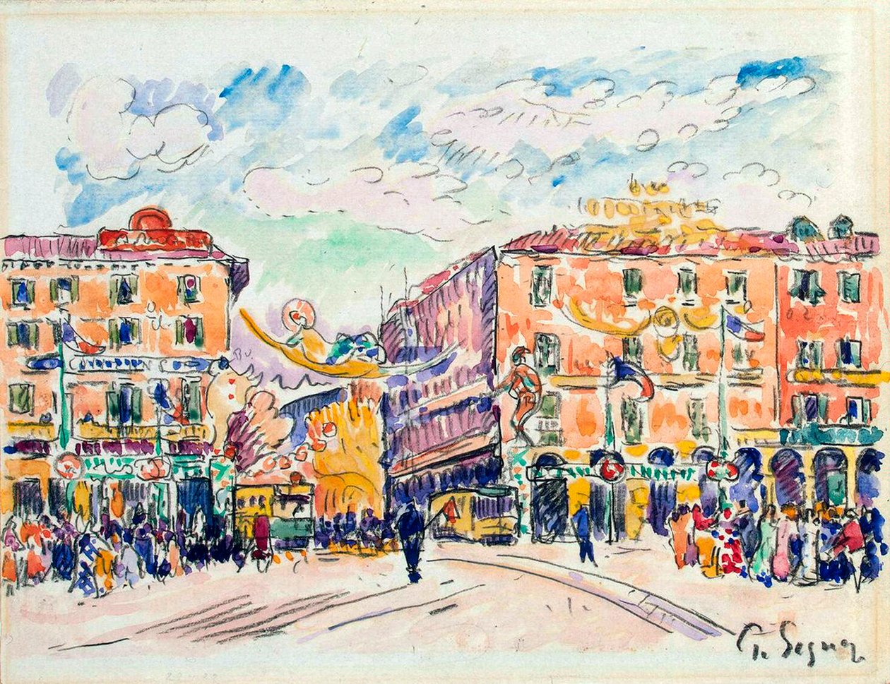 Place de la ville, c1925 - Paul Signac