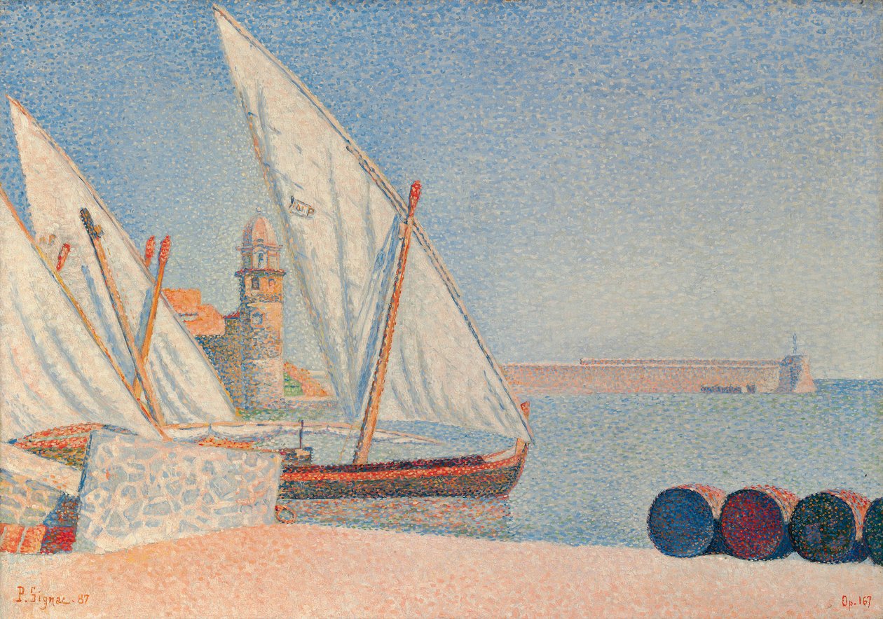 Collioure, Les Balancelles, 1887 - Paul Signac
