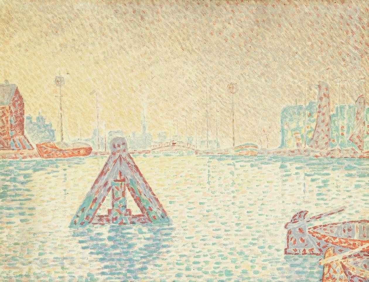 En Hollande – La Balise - Paul Signac