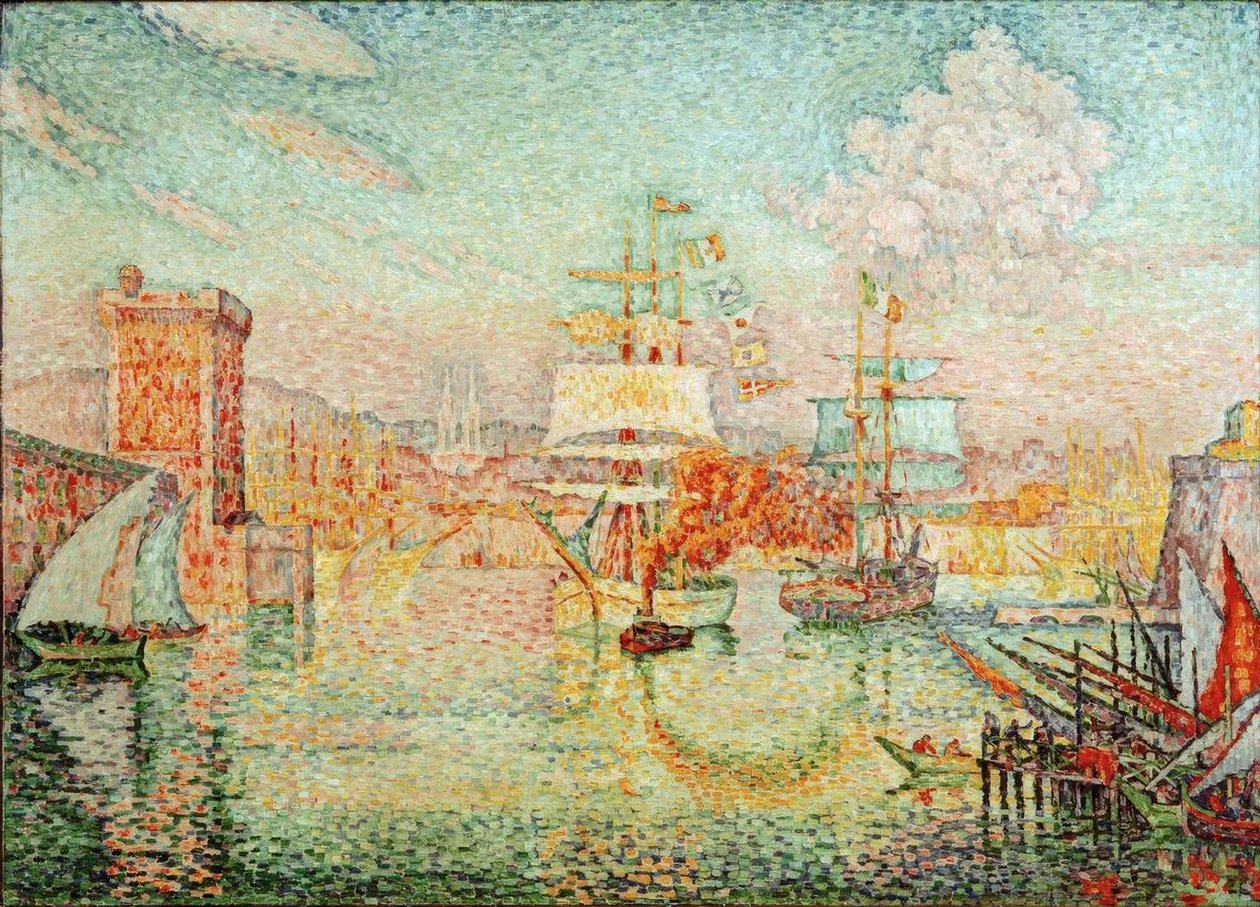 Entrée du port de Marseille - Paul Signac