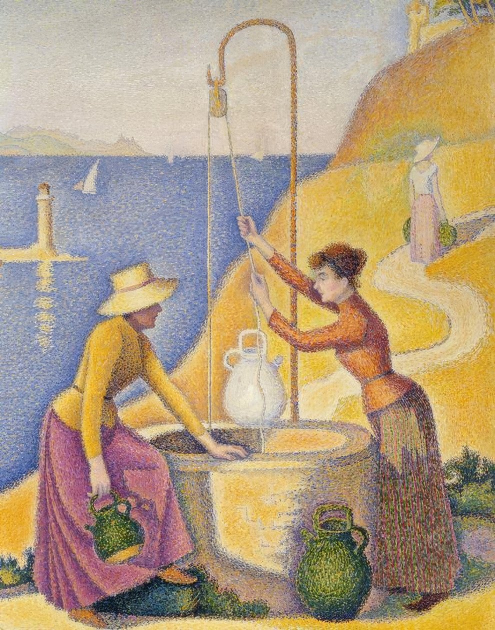 Femmes au puits (Opus 238) - Paul Signac