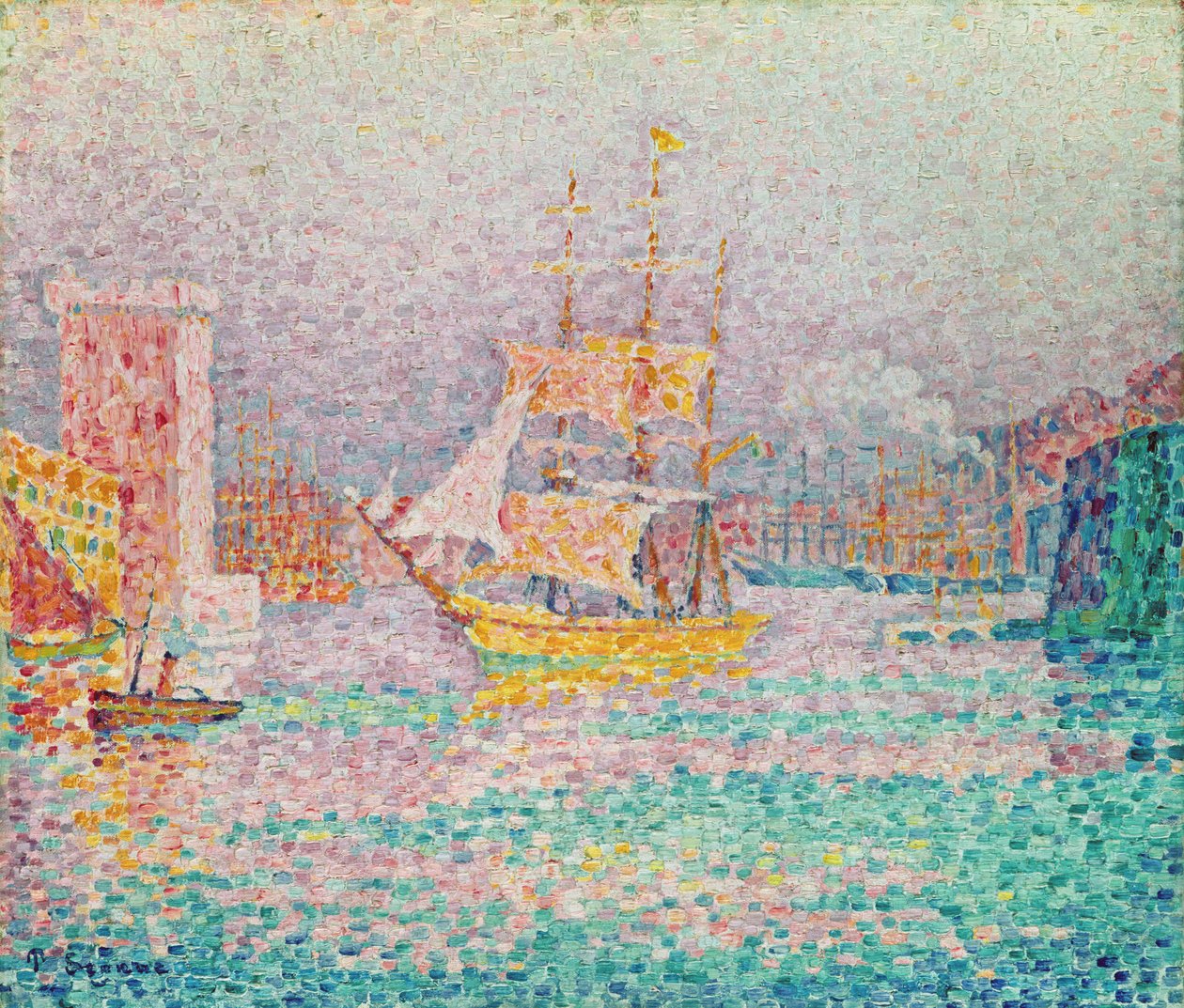 Port de Marseille, vers 1906 - Paul Signac