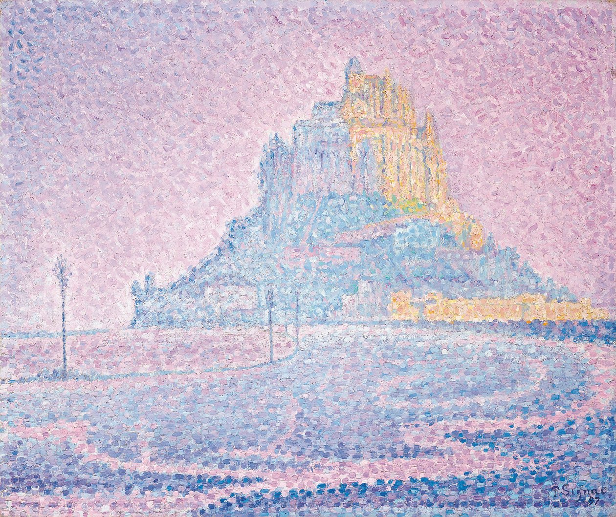 Mont Saint-Michel, brouillard et soleil, 1897 - Paul Signac
