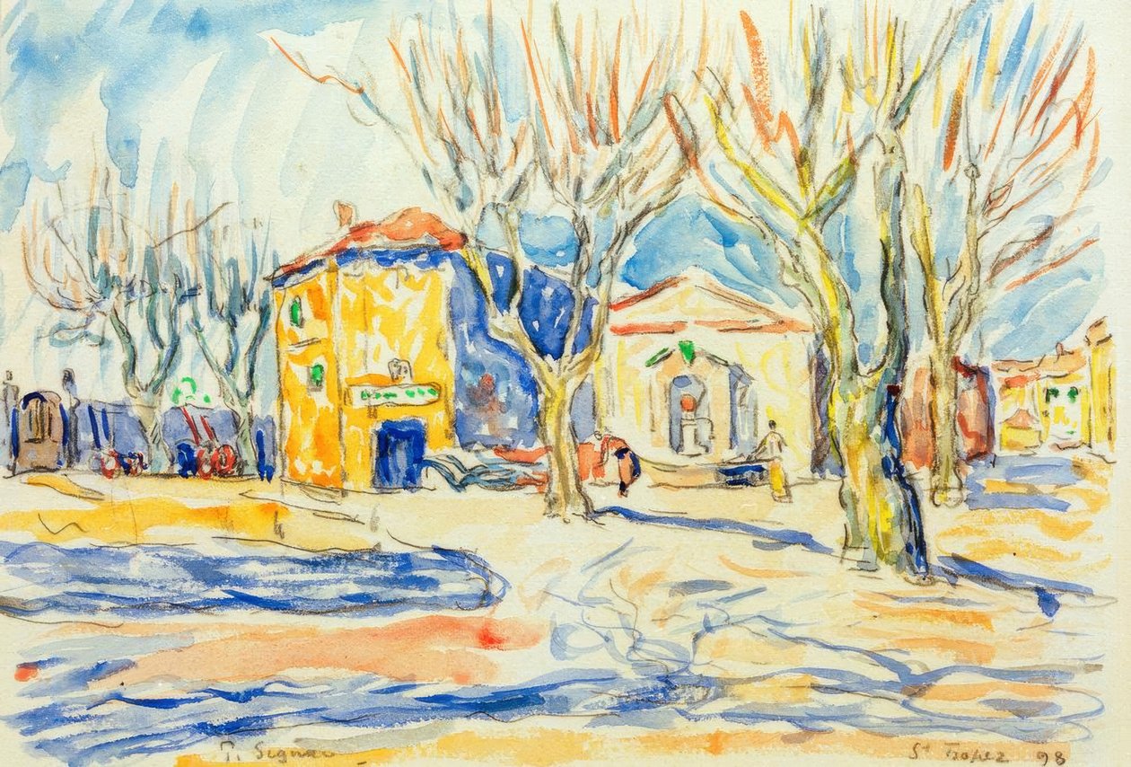 Paysage de Saint-Tropez - Paul Signac