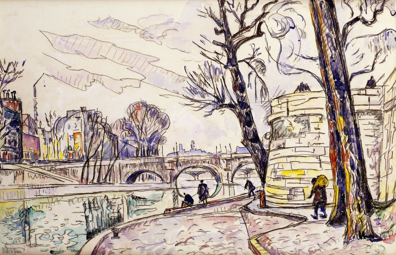Quai de Seine - Paul Signac