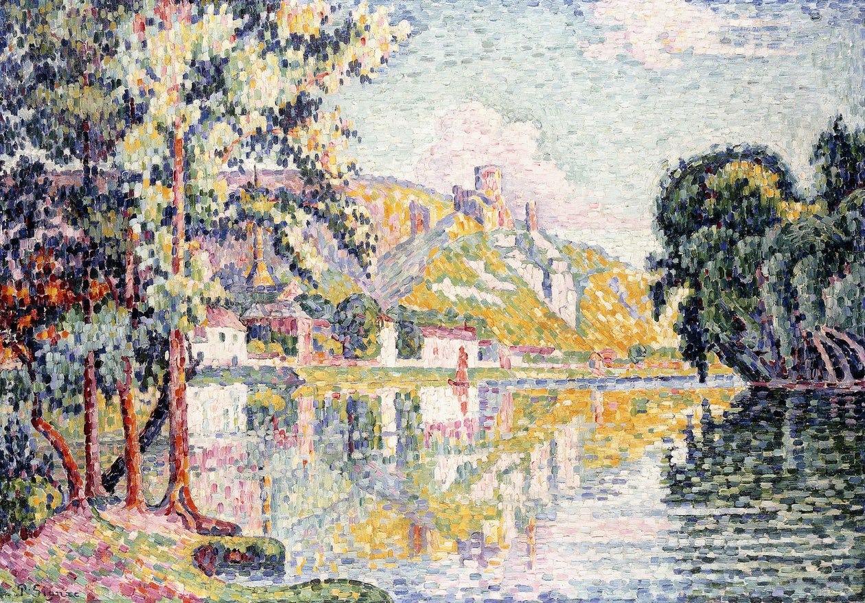 Les Andelys, Château Gaillard, 1921 - Paul Signac