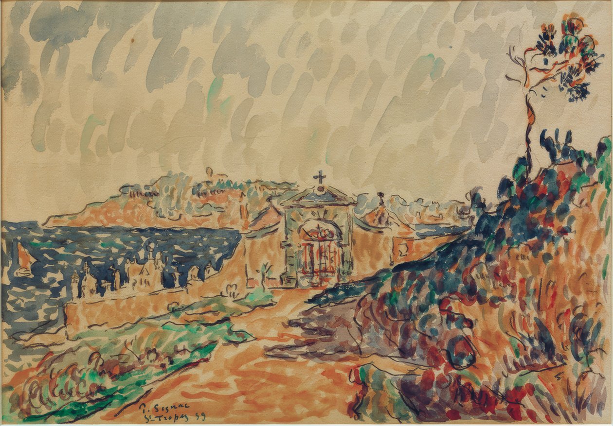 Vue de la baie de Saint-Tropez - Paul Signac