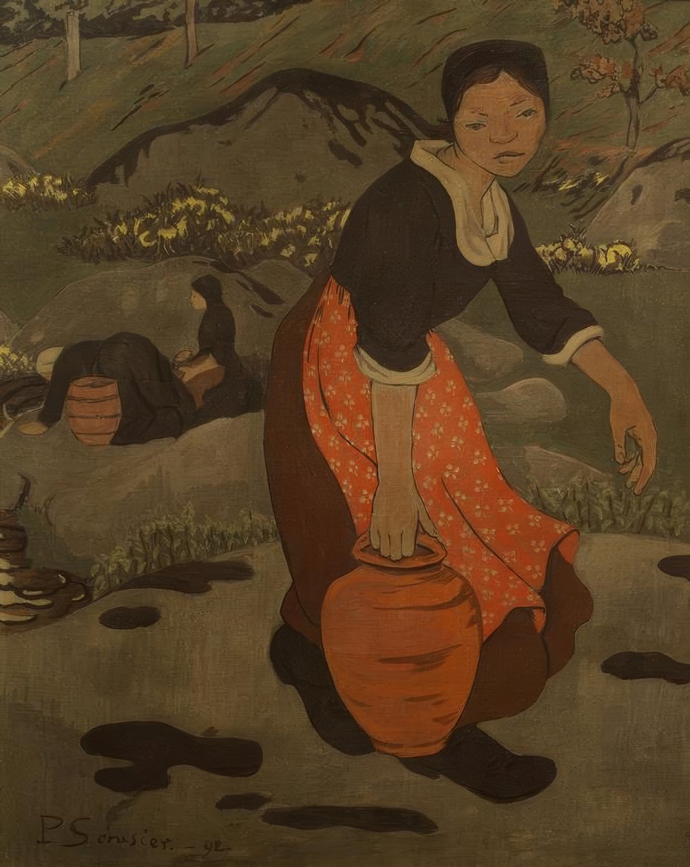 Jeune bretonne avec une cruche - Paul Sérusier
