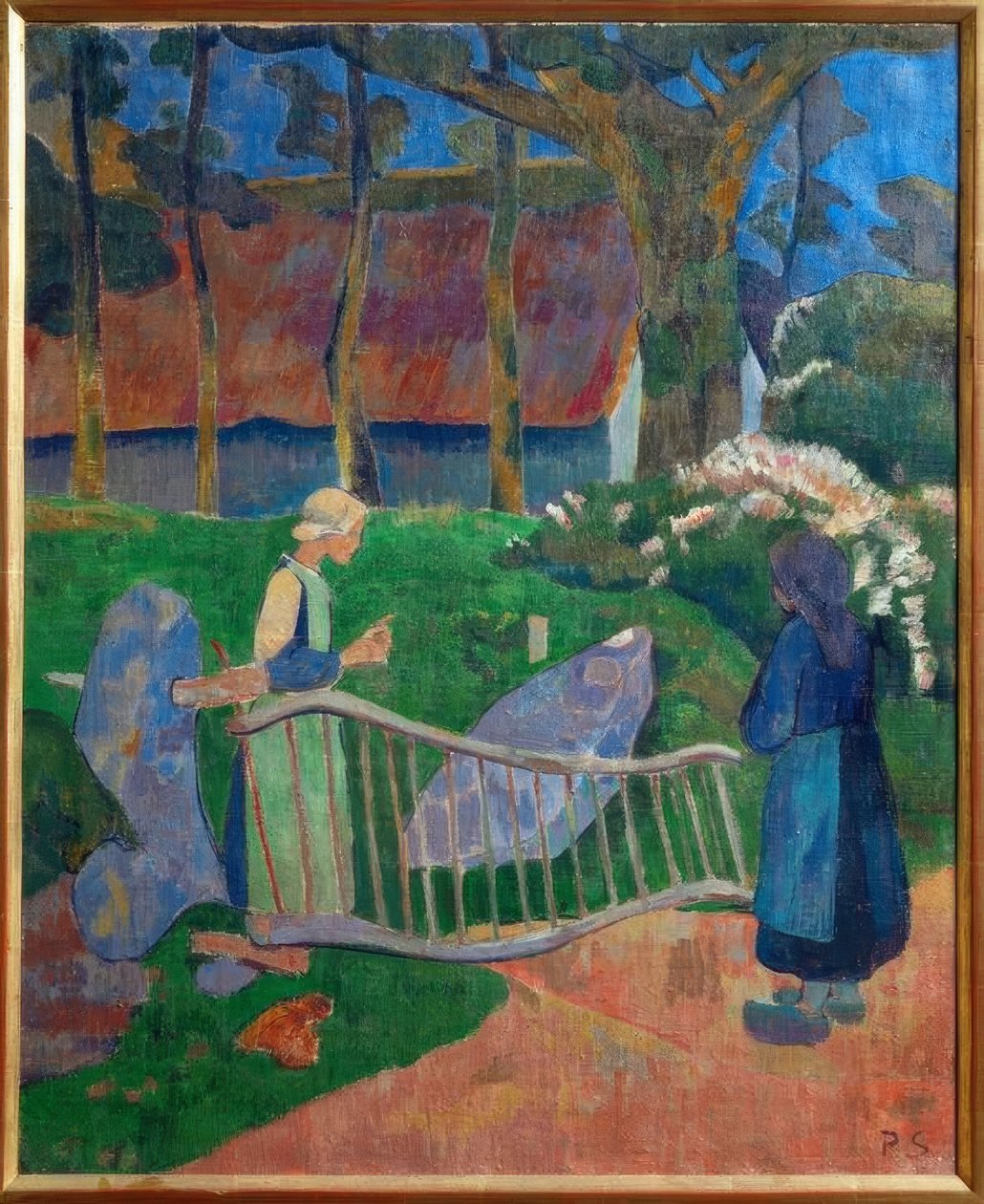 La barrière fleurie, Le Pouldu (Finistère) - Paul Sérusier