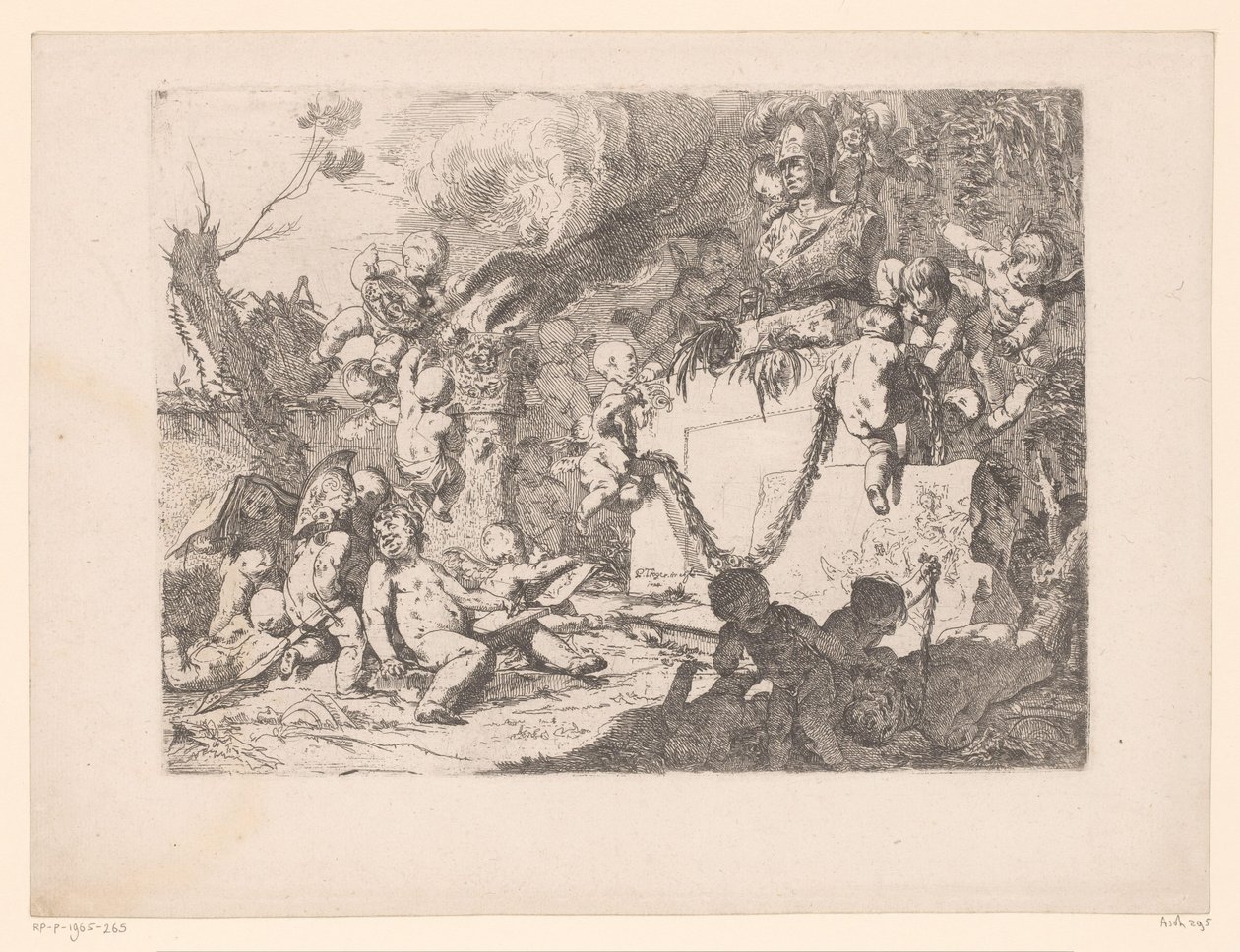 Putti près d