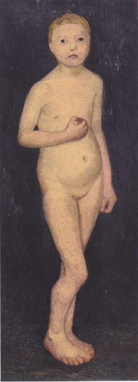 Grande fille nue debout - Paula Modersohn Becker