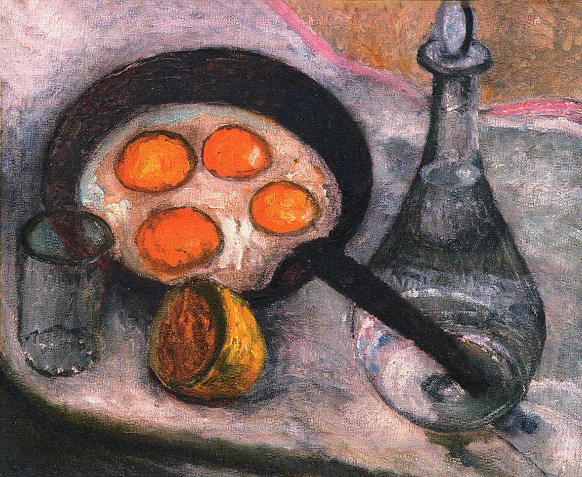 Nature morte avec œufs au plat - Paula Modersohn Becker