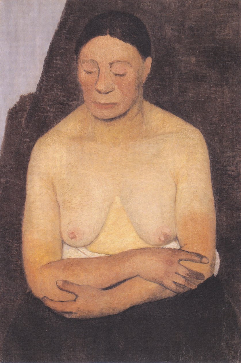 Demi-nu féminin - Paula Modersohn Becker