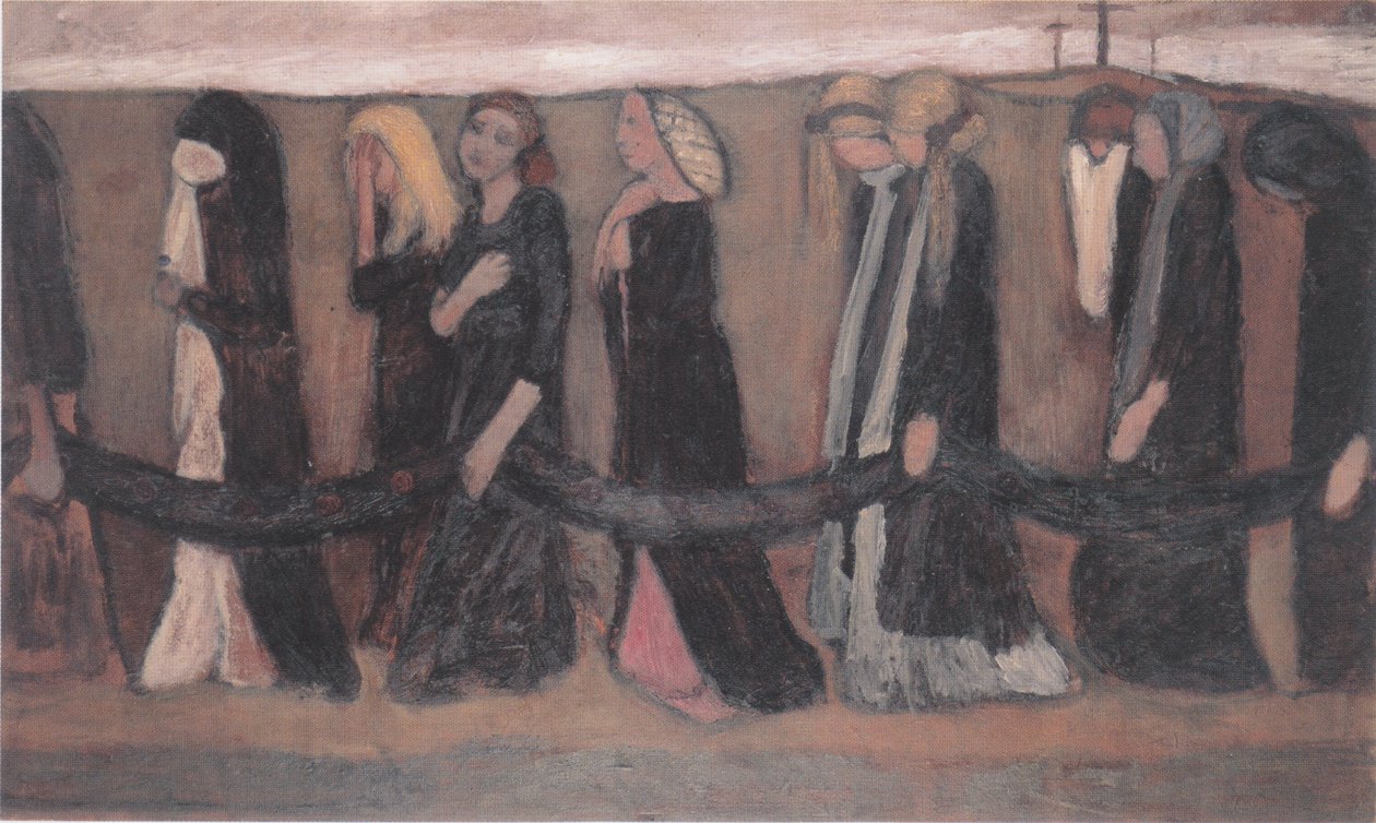 Cortège de femmes en deuil - Paula Modersohn Becker
