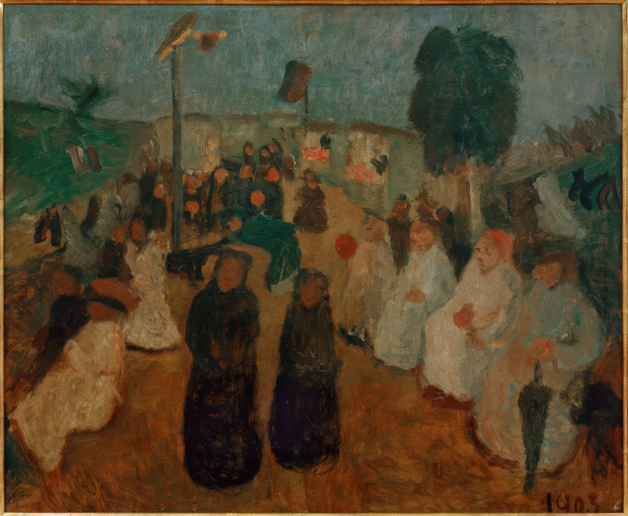Fête du soir à Worpswede - Paula Modersohn Becker
