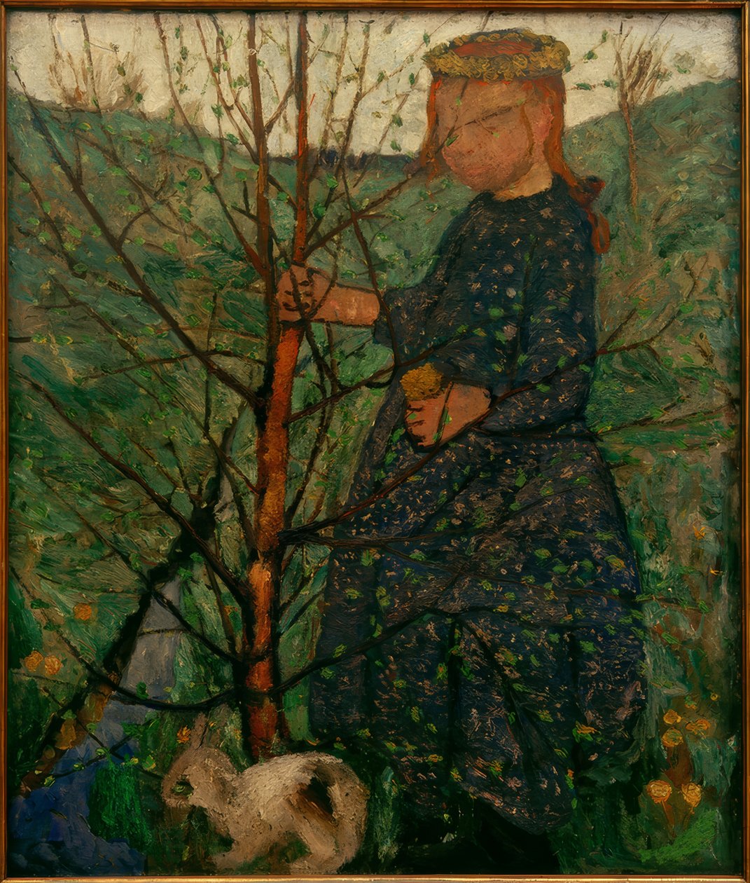 Enfant avec lapin - Paula Modersohn Becker