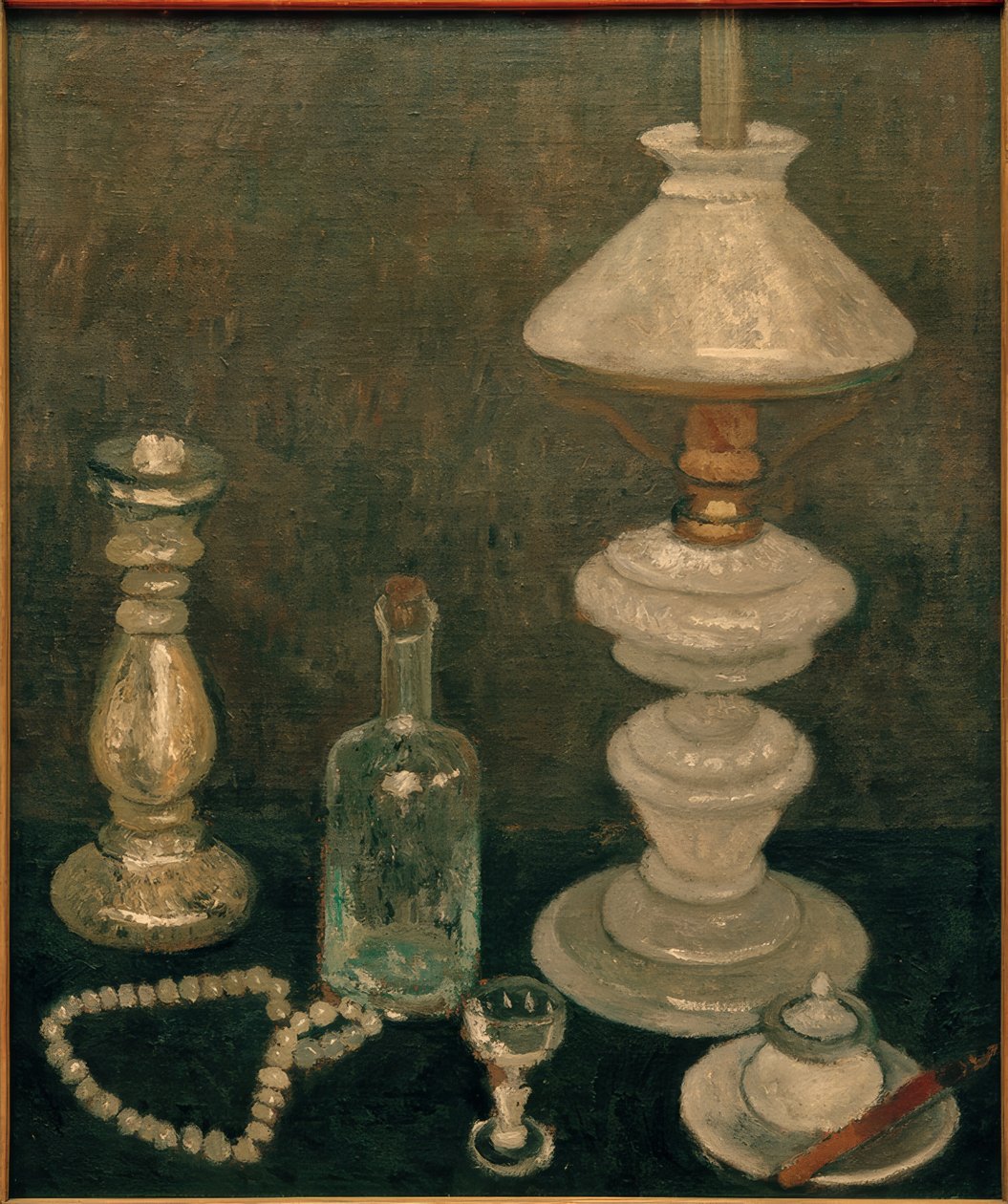 Nature morte avec lampe en verre - Paula Modersohn Becker