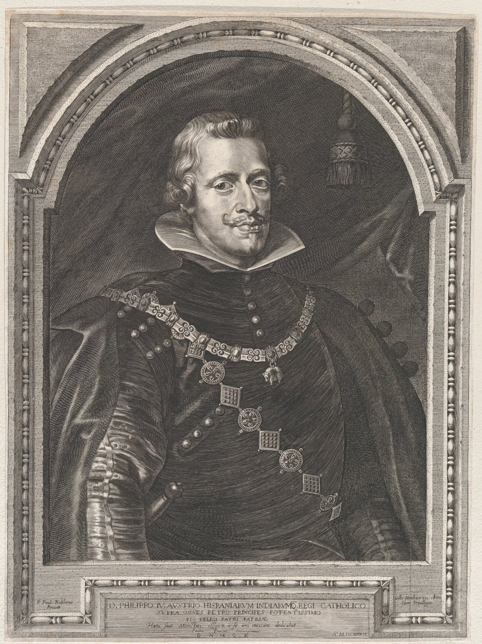 Portrait de Philippe IV, 1630 - Paulus Pontius