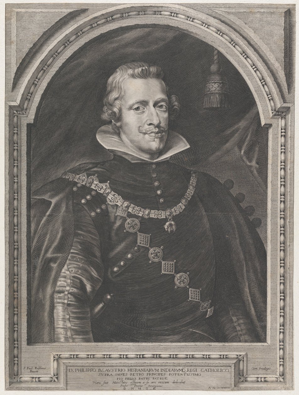 Portrait de Philippe IV, 1630 - Paulus Pontius