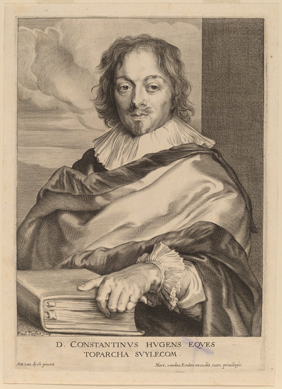 Constantijn Huygens - Paulus Pontius after Sir Anthony van Dyck