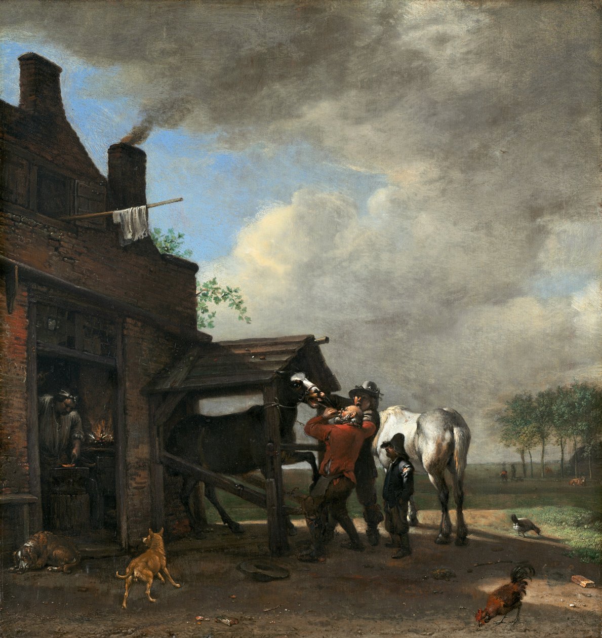 Atelier de maréchal-ferrant - Paulus Potter