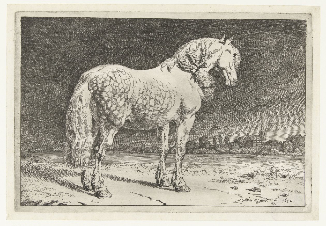 Le cheval frison (Paarden) - Paulus Potter