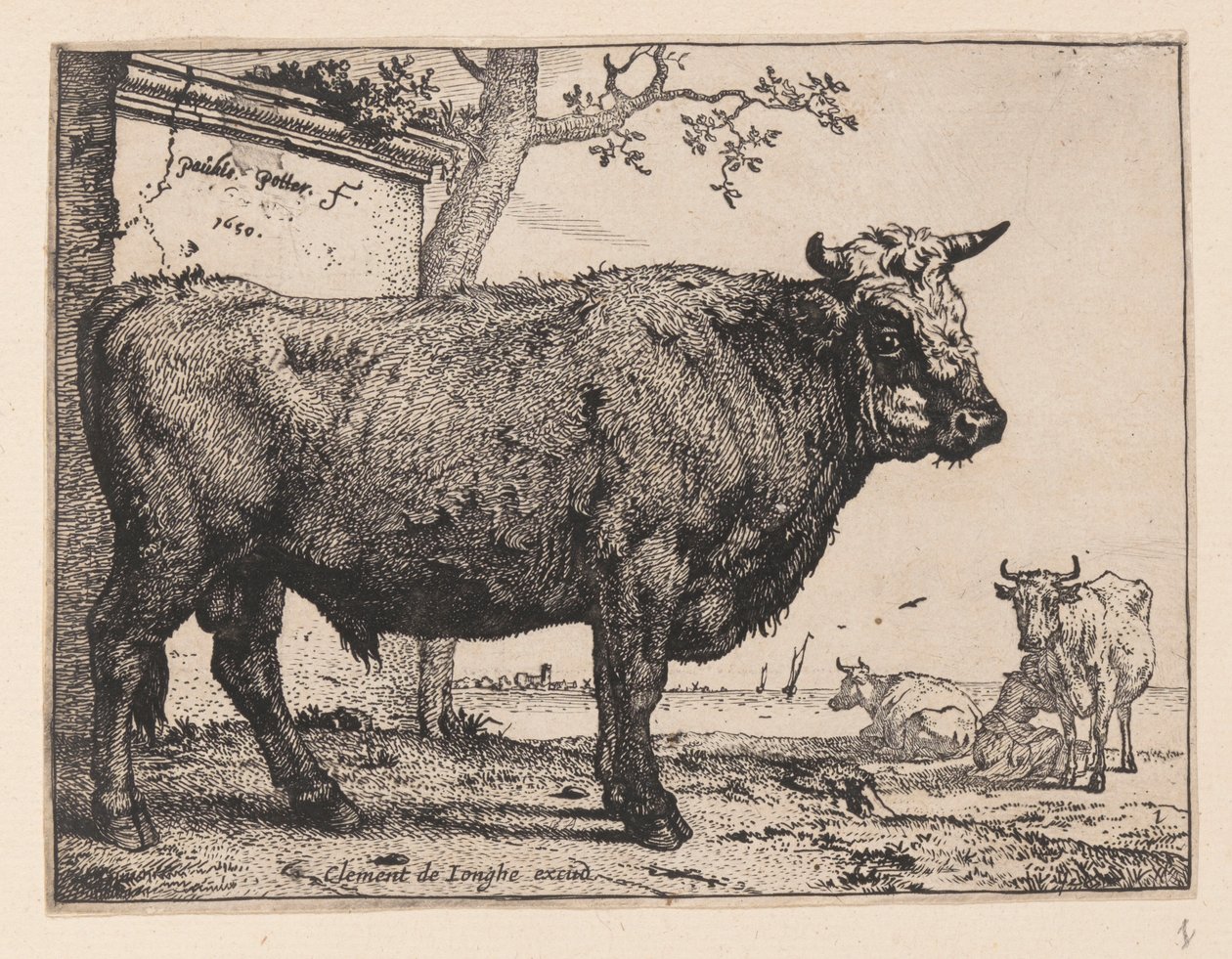 Le taureau, de divers bœufs et vaches - Paulus Potter